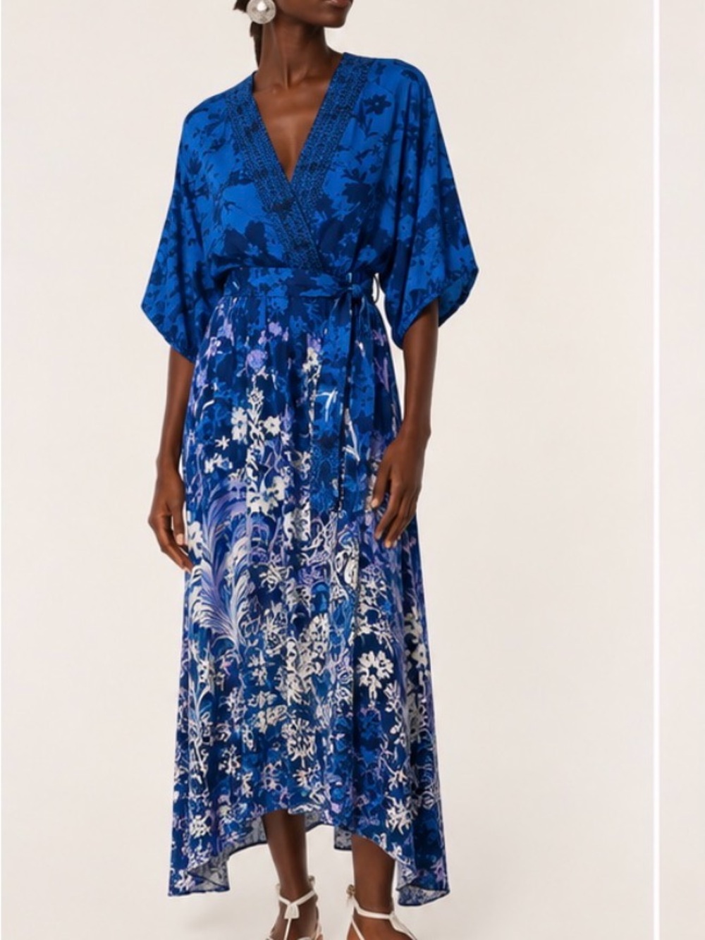 Poupette St Barth Celie Blue SoHo Dress, Size S, NWT
